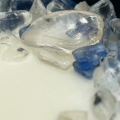 Limited Edition: Winter's Eve Crystal Candle  | Coconut-Soy Wax Candle, 9oz - Tampa Home & Garden Store