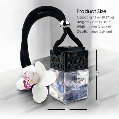 Limited Edition: Winters Eve Crystal-Enhanced Oil Diffuser, Car Air Freshener, 8ml - Tampa Home & Garden Store