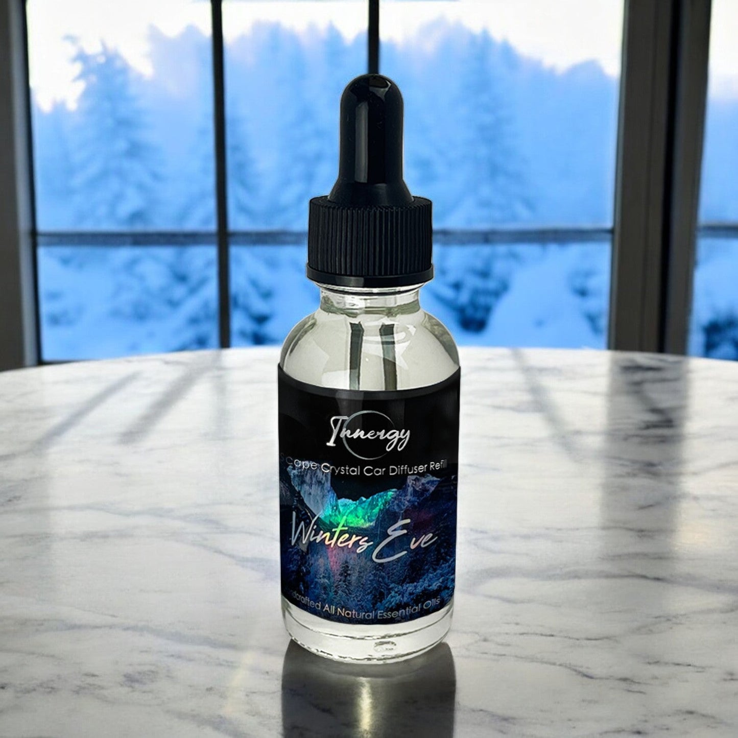 Limited Edition: Winters Eve Crystal-Enhanced Oil Diffuser, Car Air Freshener, 8ml - Tampa Home & Garden Store