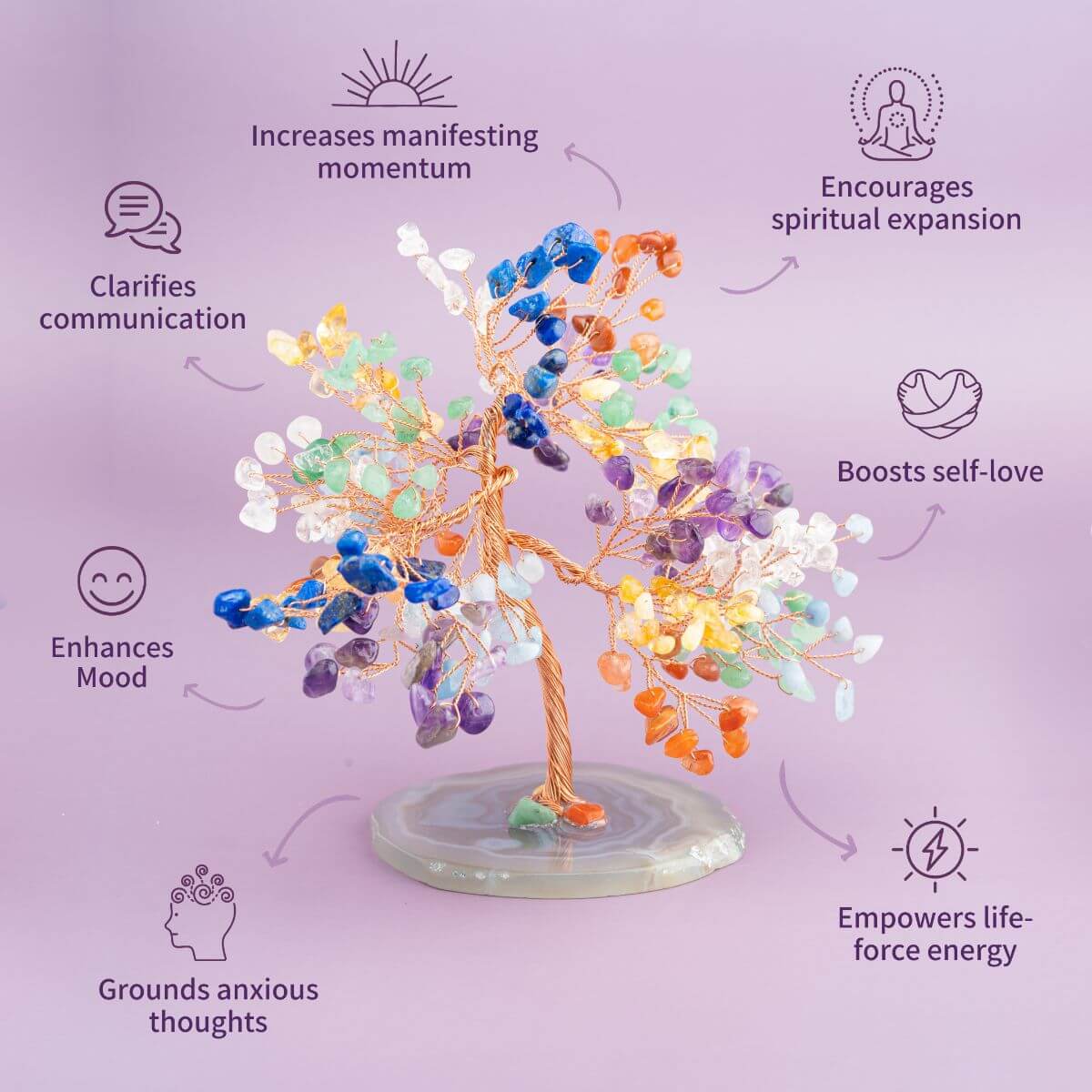Limitless Possibilities - Feng Shui Chakra Tree - Tampa Home & Garden Store