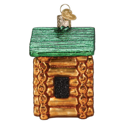 Lincoln Logs Glass Ornament - Tampa Home & Garden Store