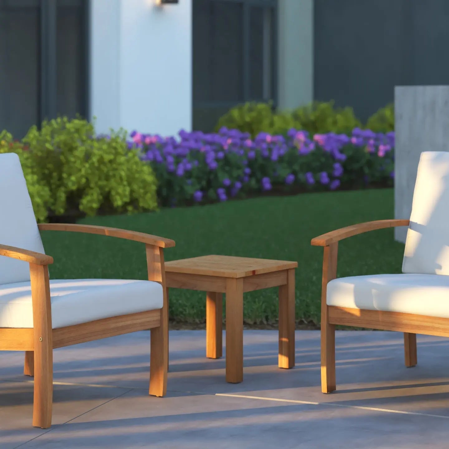 Lio/Oslo Wooden Side Table - Tampa Home & Garden Store