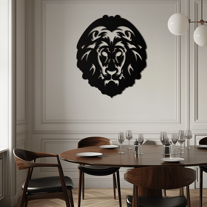 Lion Head Metal Wall Art - Steel Wall Decor for Home and Office - KAF003 - Tampa Home & Garden Store