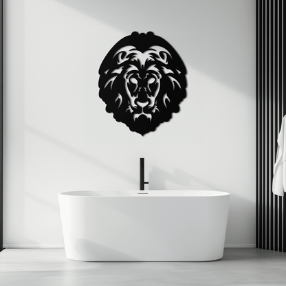 Lion Head Metal Wall Art - Steel Wall Decor for Home and Office - KAF003 - Tampa Home & Garden Store