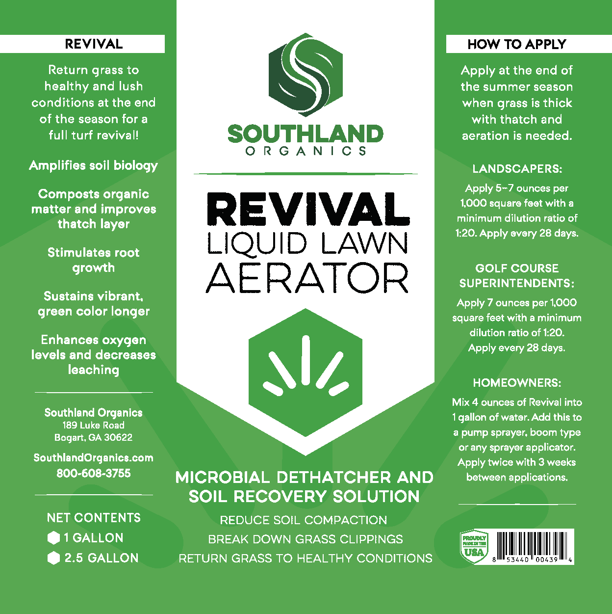 Liquid Lawn Aerator Liquid Soil Aerator | Revival - Tampa Home & Garden Store