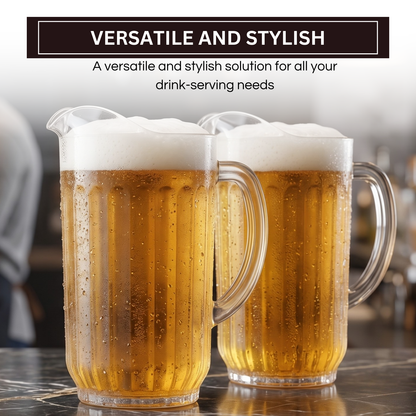 Barcelona Acrylic Beer Pitcher Set of Two