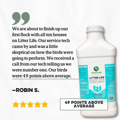 Litter Life Poultry Litter Treatment | Litter Amendments - Tampa Home & Garden Store
