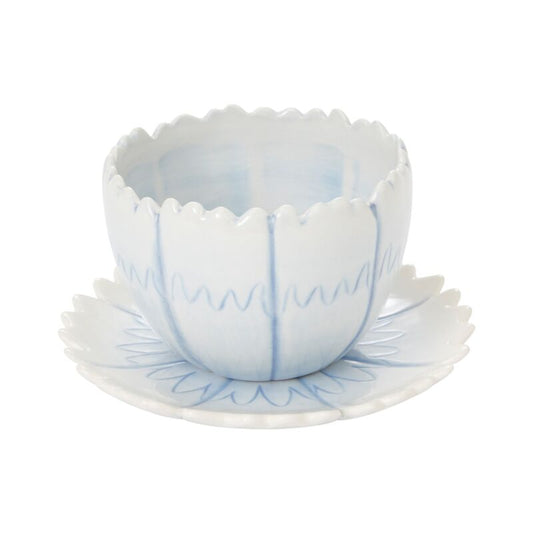 Little Flower Pot with Saucer - Tampa Home & Garden Store