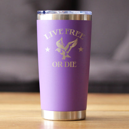 Live Free or Die - 20 oz Coffee Tumbler - Tampa soil911.com