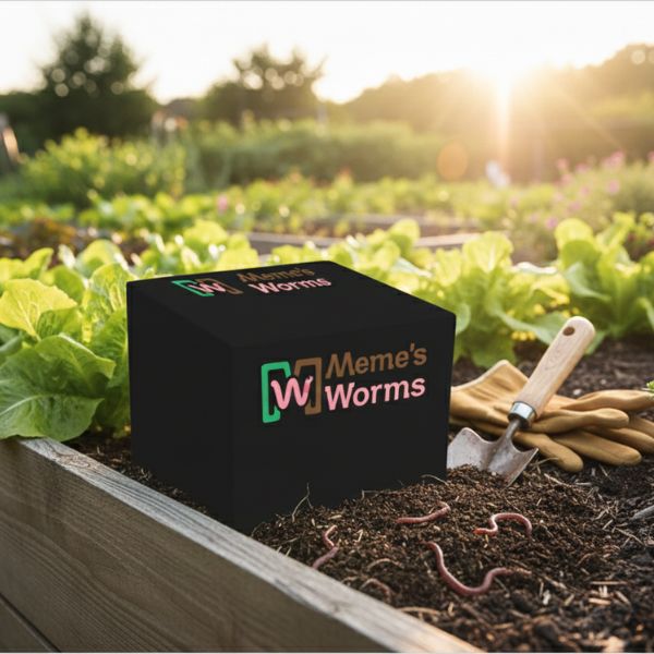 Living Material + Red Wiggler Composting Worms Eisenia andrei - Tampa Home & Garden Store