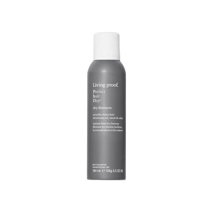 Living Proof Perfect Hair Day dry shampoo bottle gray 5.5 oz with white cap on Tampa Home & Garden Store