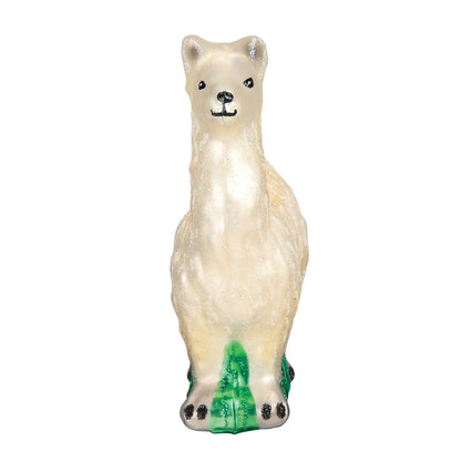 Llama Glass Ornament - Tampa Home & Garden Store
