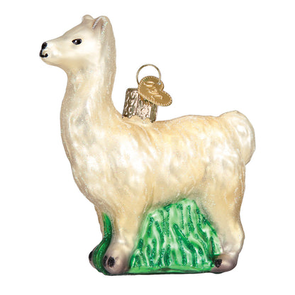 Llama Glass Ornament - Tampa Home & Garden Store