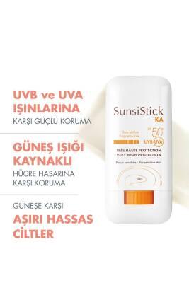 Sunscreen Stick SPF 50 by Beauty Care Bag, tube with orange slider for broad UV protection on Tampa Home & Garden Store
