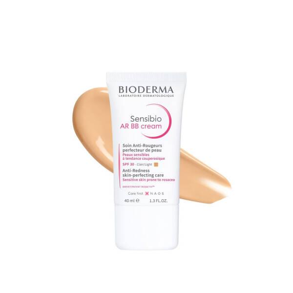 Bioderma Sensibio AR BB Cream SPF30 foundation in beige with skin-tone swatch on Tampa Home & Garden Store