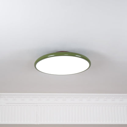 Orbitra flush mount LED ceiling light olive green with diffuser Moktan Sabai on Tampa Home & Garden Store