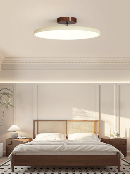 Orbitra beige flush mount LED ceiling light with swivel arm by Moktan Sabai on Tampa Home & Garden Store