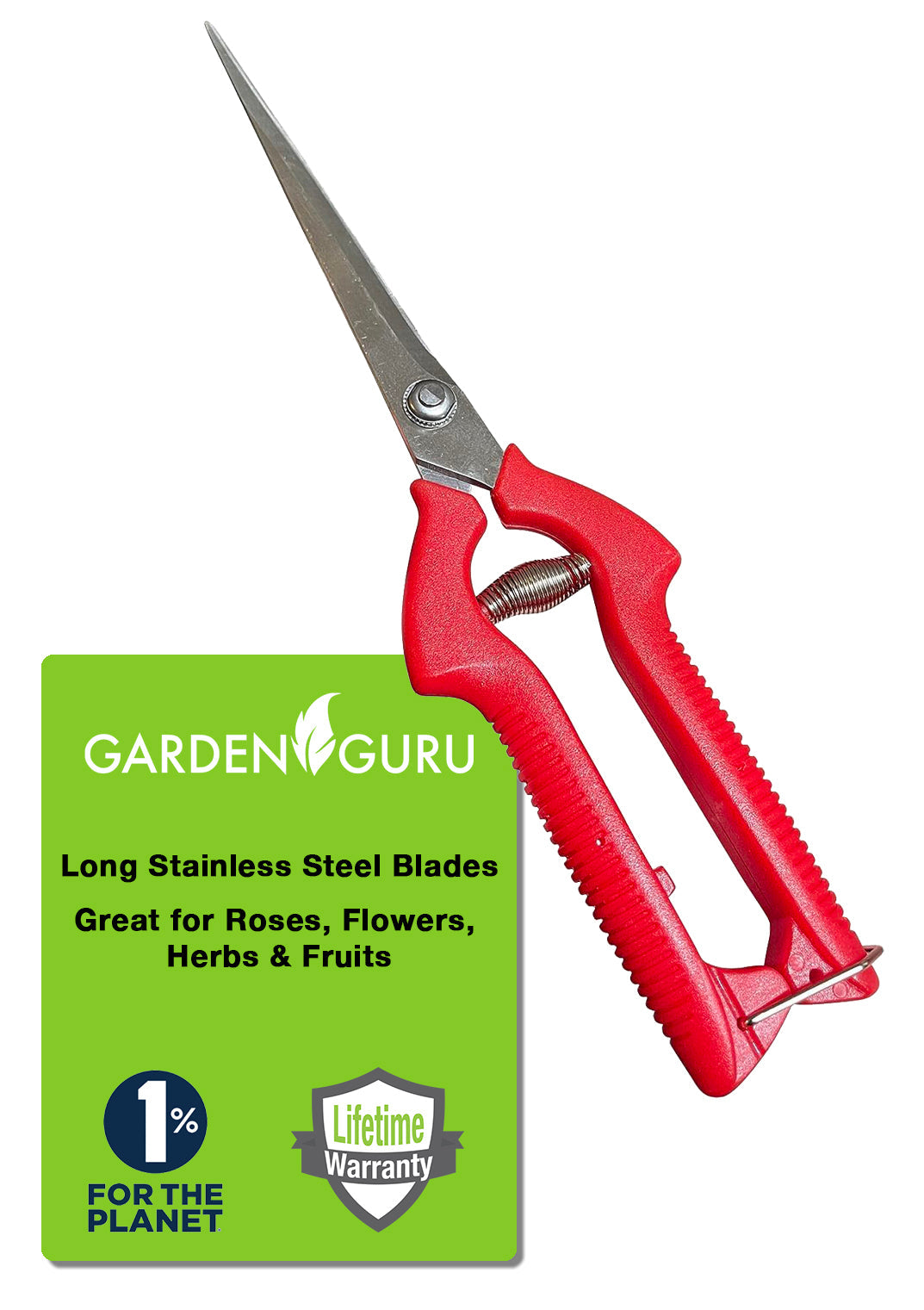 Long Blade Garden Pruning Snips Clippers - Tampa Home & Garden Store