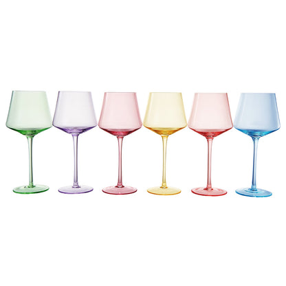 Monet Stemmed Wine Glasses and the Set of 6
