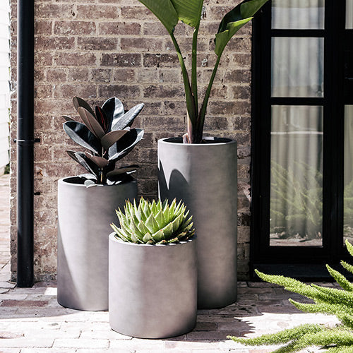 The Loob Tall Planter | Slim Contemporary Column Pot