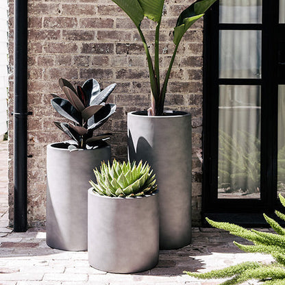 The Loob Tall Planter | Slim Contemporary Column Pot