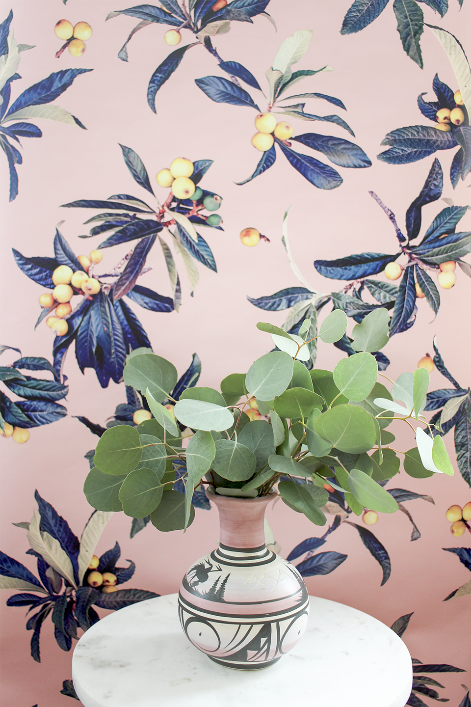 Loquat Love Wallpaper, pink - Tampa Home & Garden Store