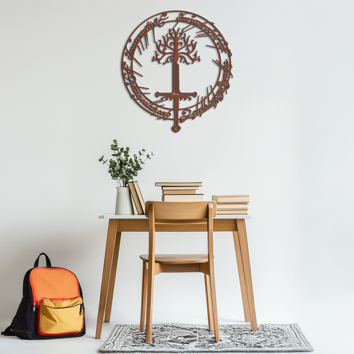 Lord of the Rings Metal Wall Art - Silhouette Fantasy Steel Decor for Home & Office- KAF485 - Tampa Home & Garden Store
