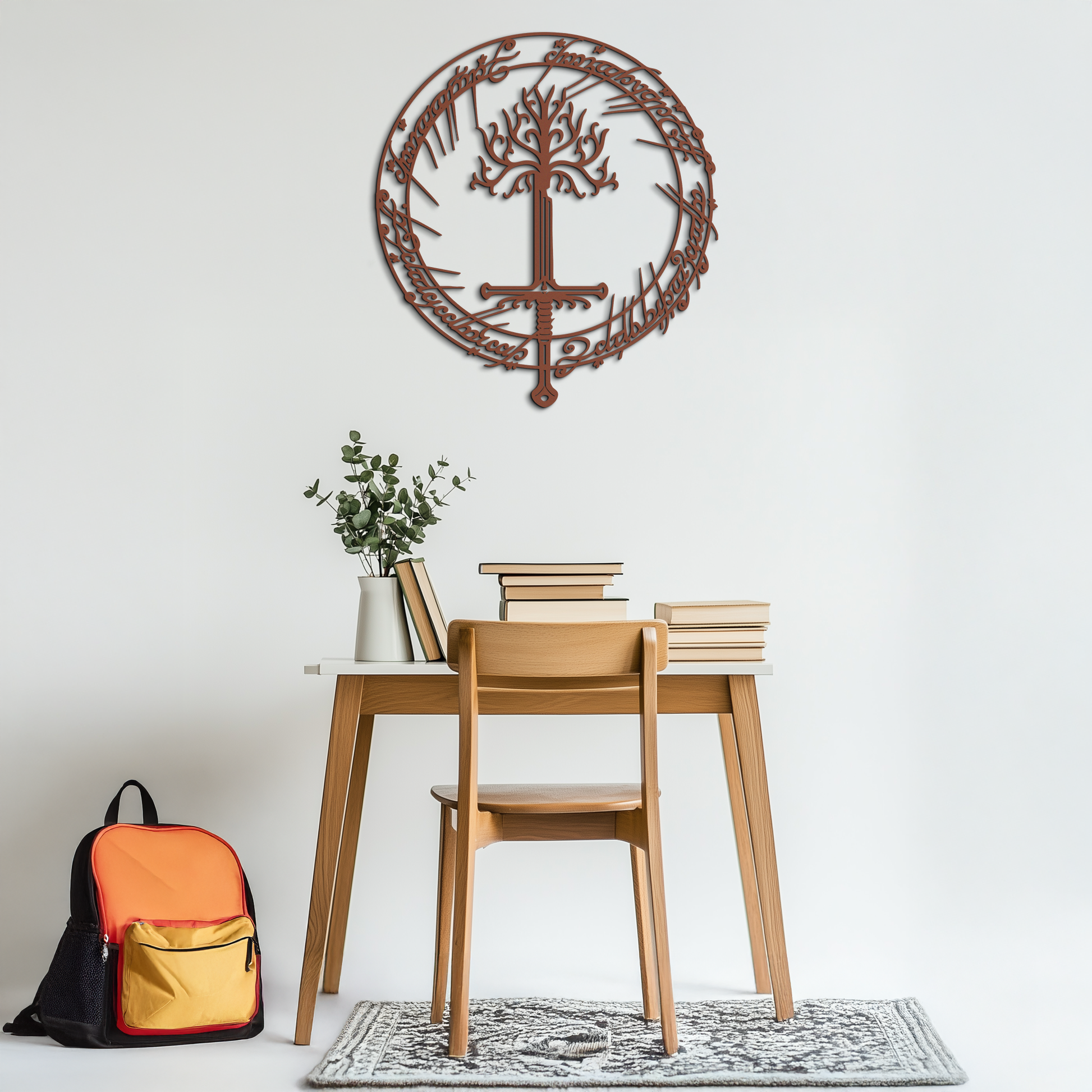 Lord of the Rings Metal Wall Art - Silhouette Fantasy Steel Decor for Home & Office- KAF485 - Tampa Home & Garden Store