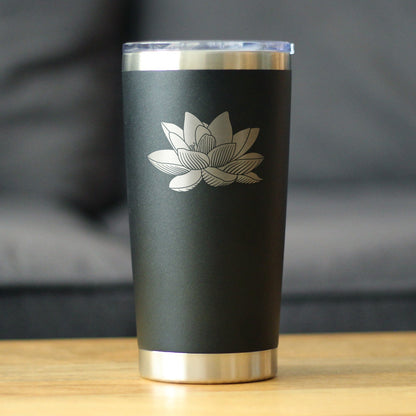 Lotus Flower - 20 oz Coffee Tumbler - Tampa soil911.com