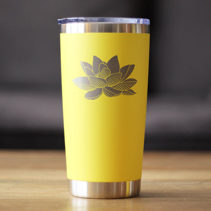Lotus Flower - 20 oz Coffee Tumbler - Tampa soil911.com