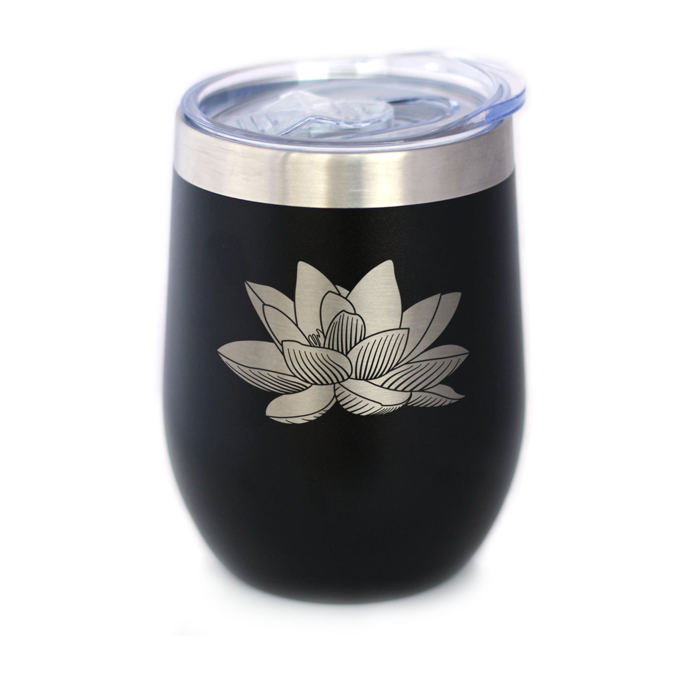 Lotus Flower - Wine Tumbler - Tampa Home & Garden Store
