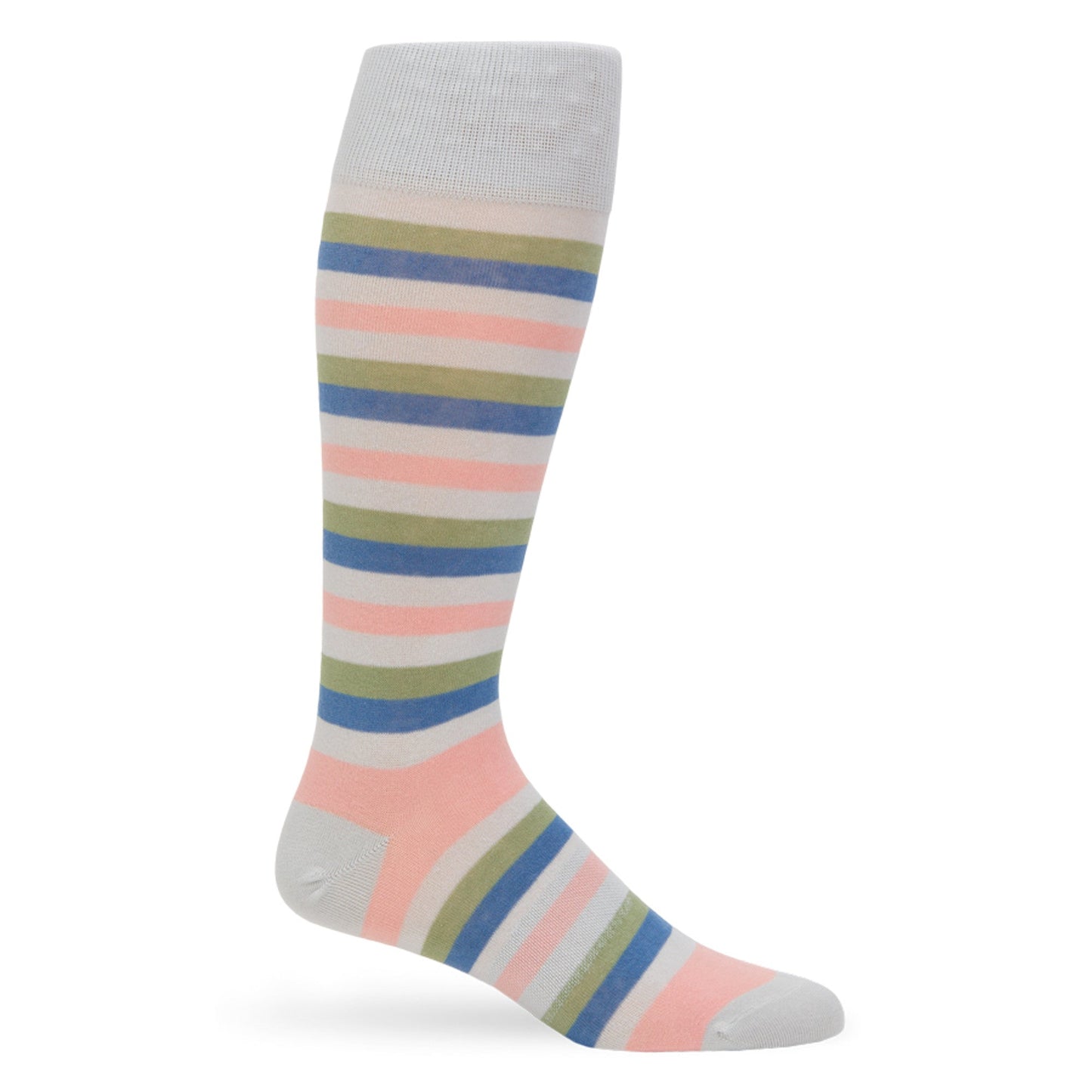 Louie and Soft Multi Stripe Cotton Dress Socks