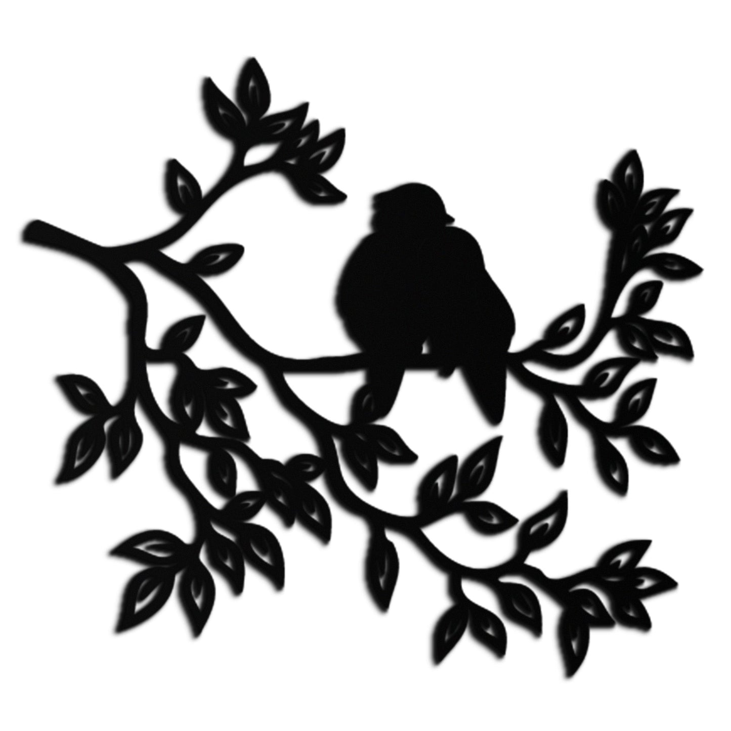 Love Birds Metal Wall Art - Romantic Silhouette Decor- KAF284 - Tampa Home & Garden Store
