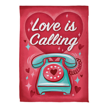 Love Is Calling Suede Garden Flag - Tampa Home & Garden Store