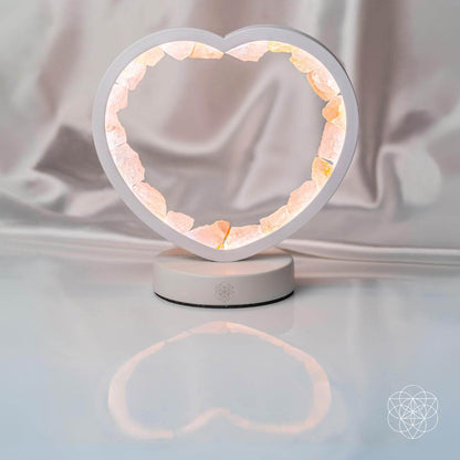 Love Magnet - Rose Quartz Heart Lamp - Tampa Home & Garden Store