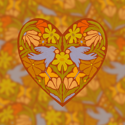 Lovebirds - Vinyl Sticker - Tampa Home & Garden Store