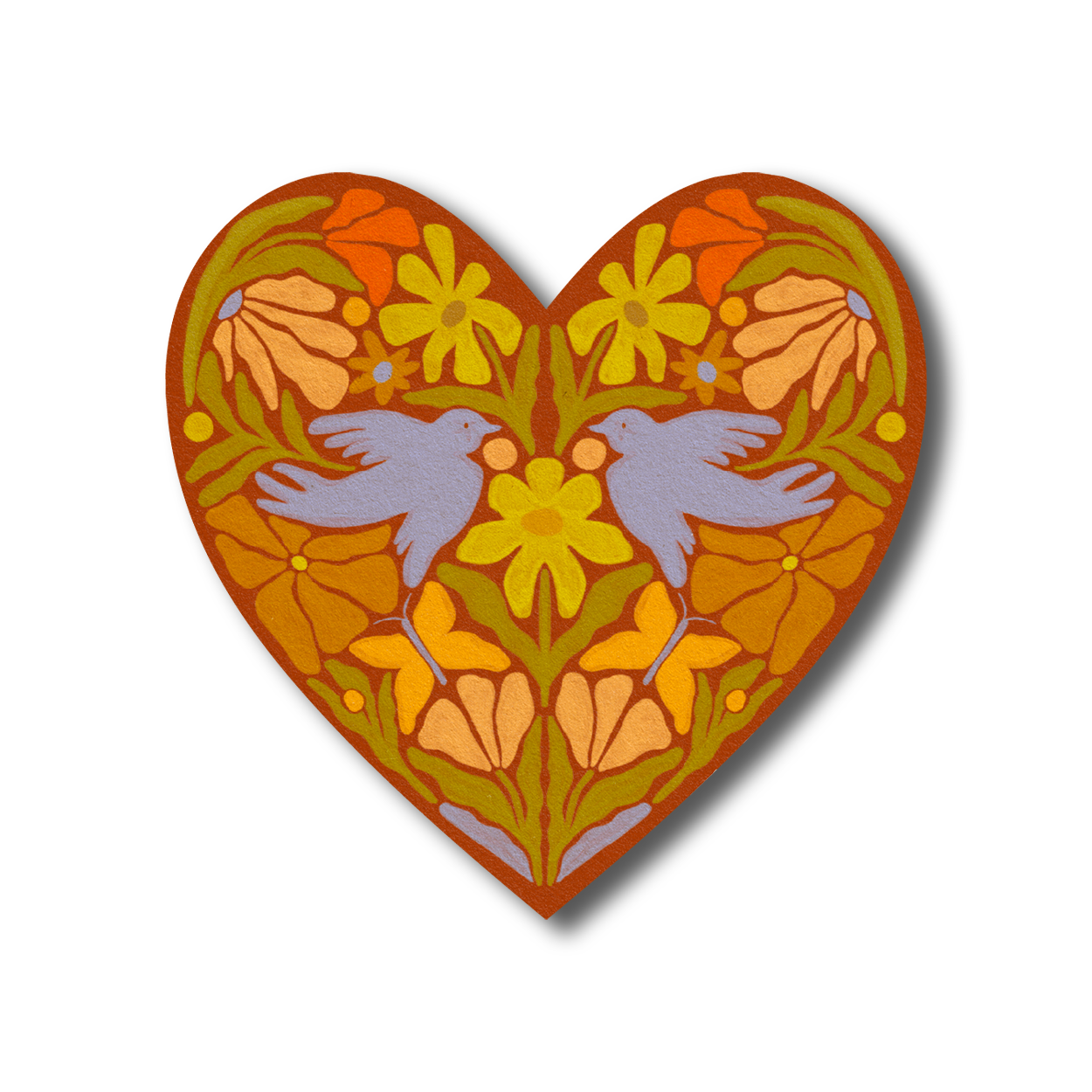 Lovebirds - Vinyl Sticker - Tampa Home & Garden Store