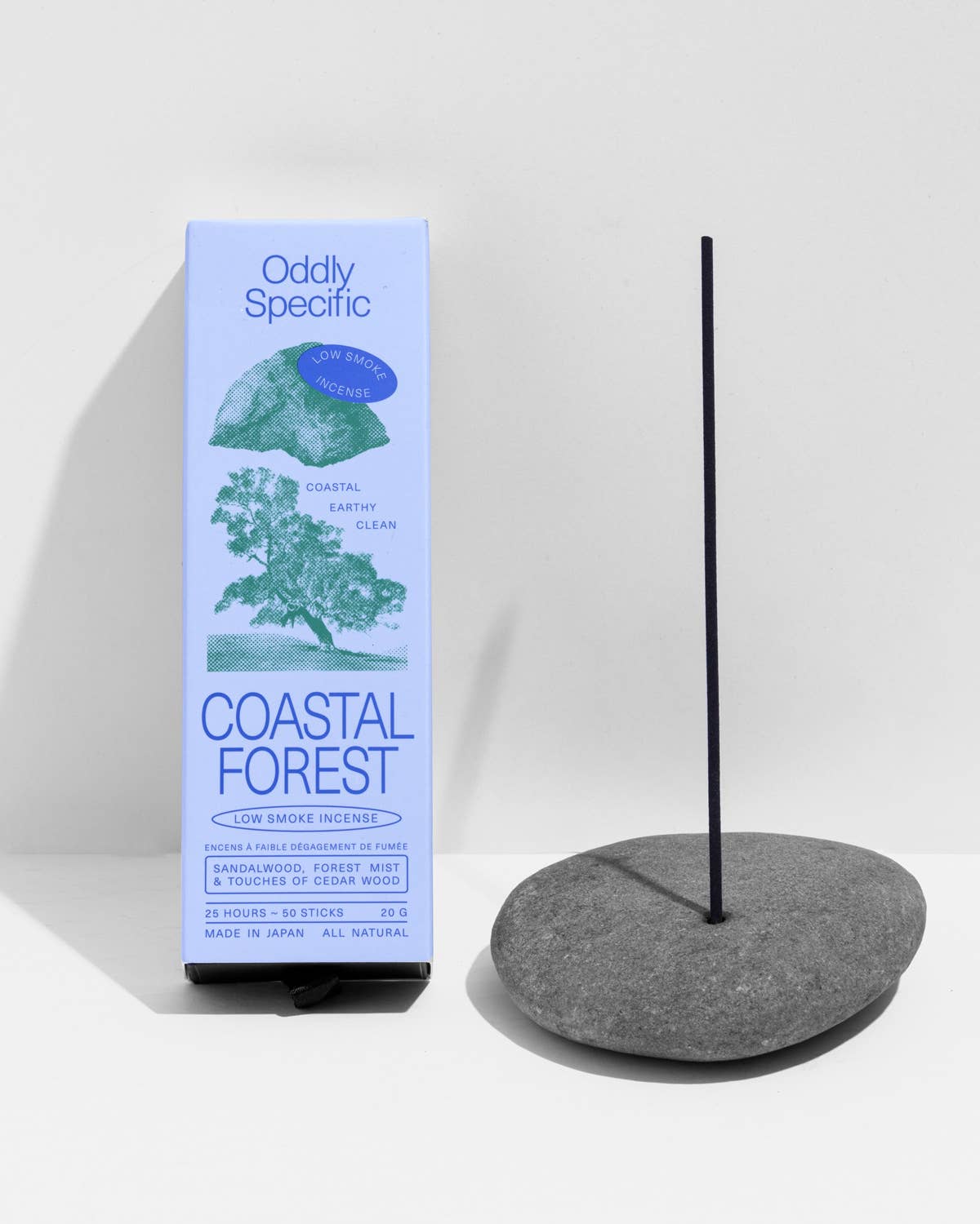 Low Smoke Incense, Made in Japan, Natural | Coastal Forest - Tampa Home & Garden Store
