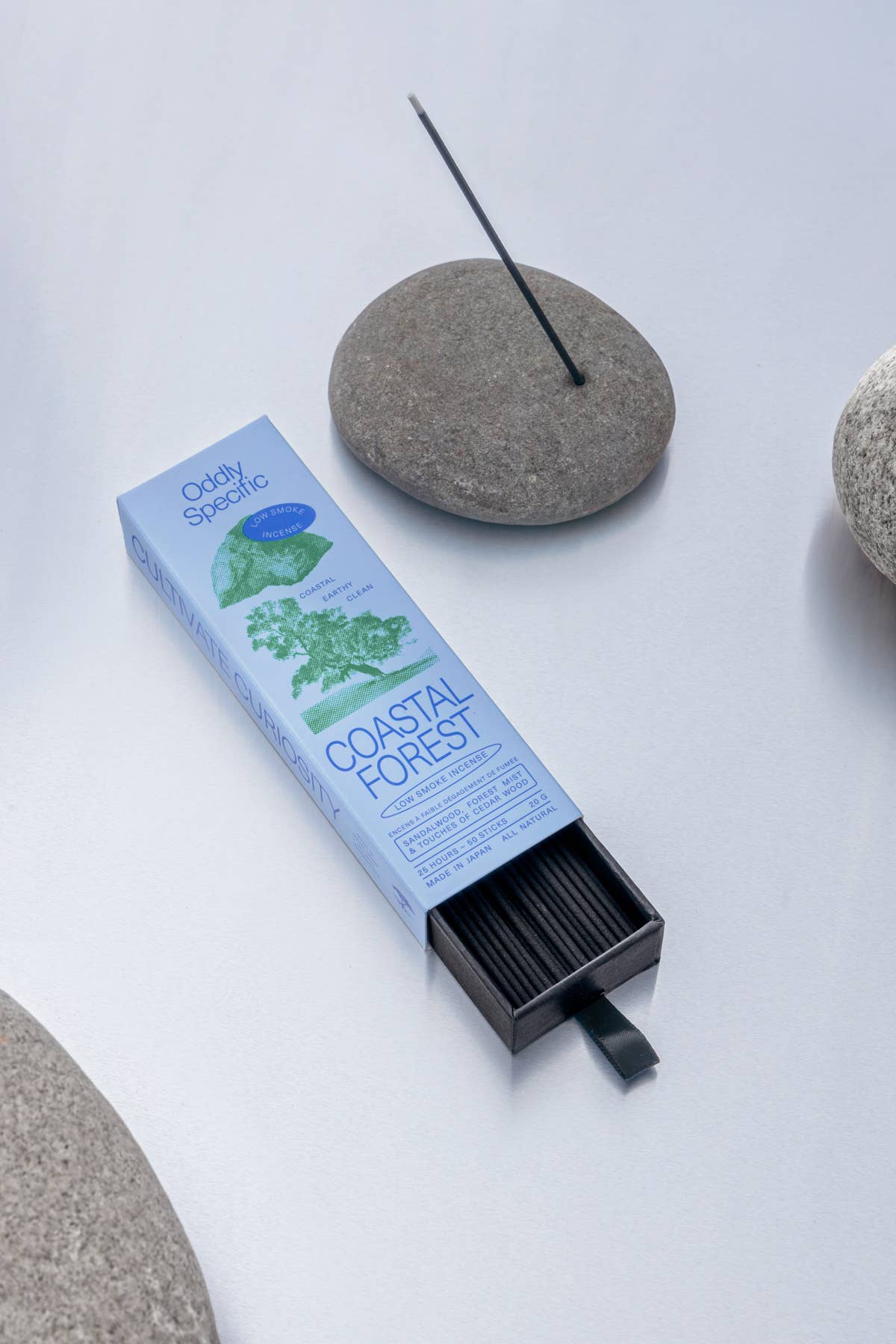 Low Smoke Incense, Made in Japan, Natural | Coastal Forest - Tampa Home & Garden Store