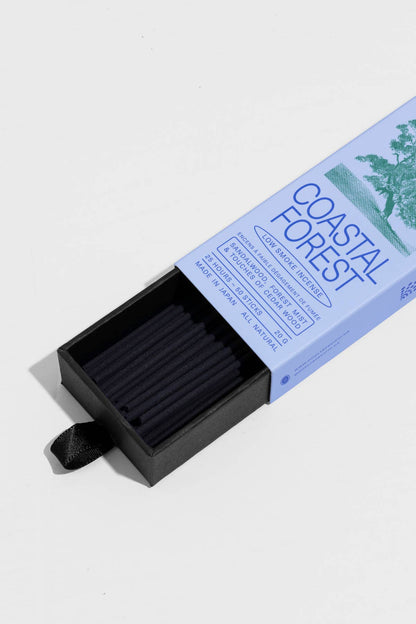 Low Smoke Incense, Made in Japan, Natural | Coastal Forest - Tampa Home & Garden Store