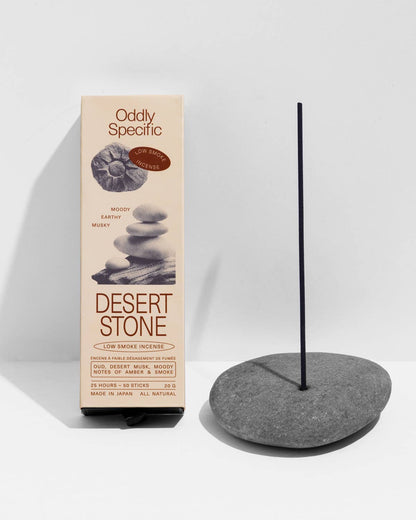Low Smoke Incense, Made in Japan, Natural | Desert Stone - Tampa Home & Garden Store