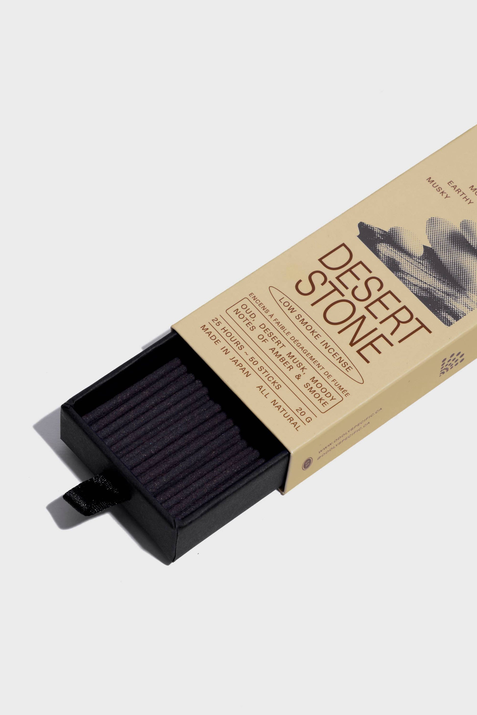 Low Smoke Incense, Made in Japan, Natural | Desert Stone - Tampa Home & Garden Store