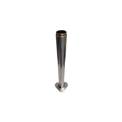 Lower post for 61629, stainless steel patio heater post with threaded top and base on Tampa Home & Garden Store