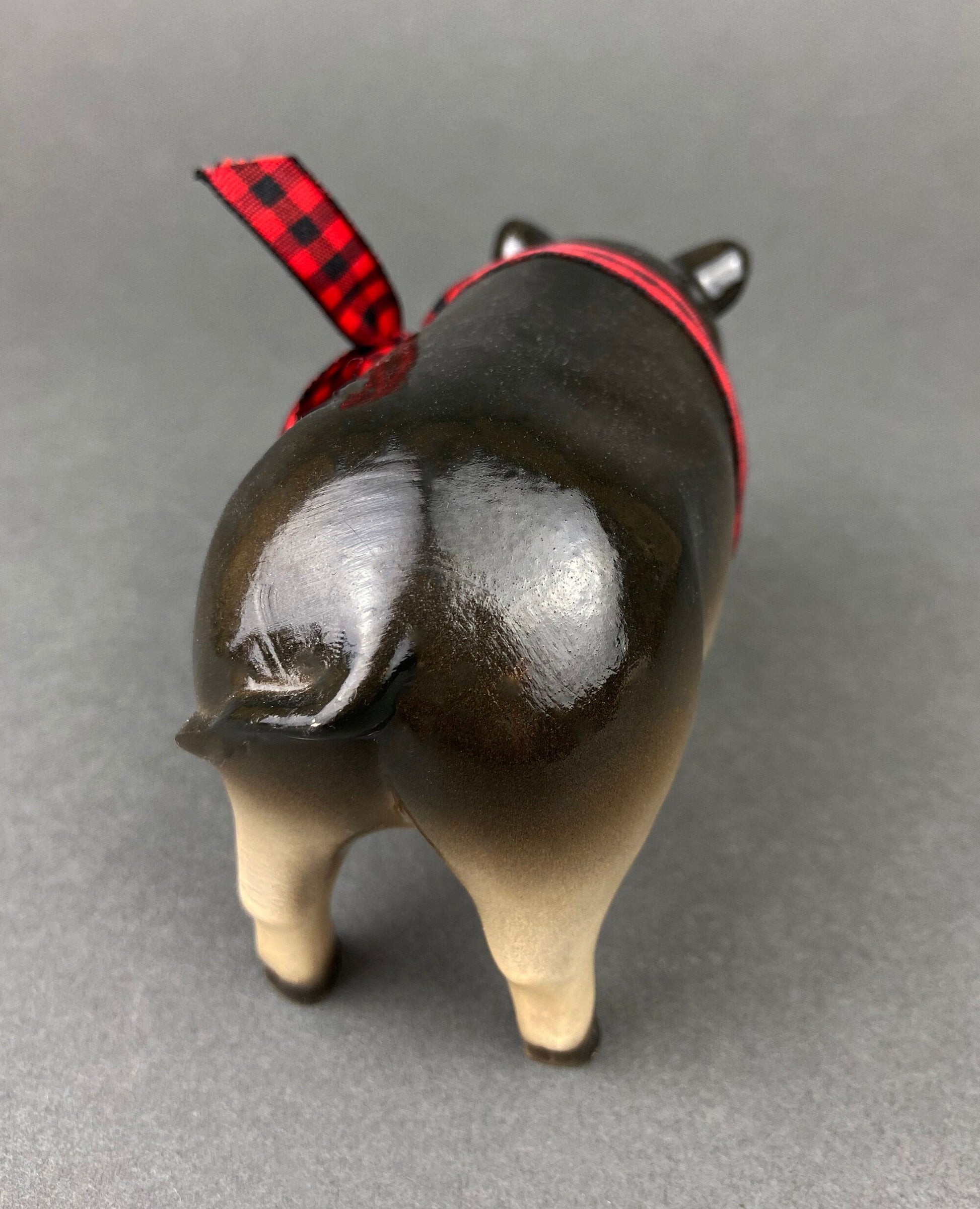 Luck Pigs Figurines.  New Year Gift of Cute Piggy with Bow for Good Luck/Year.  Gift for Pig Lovers/Collectors. - Tampa Home & Garden Store