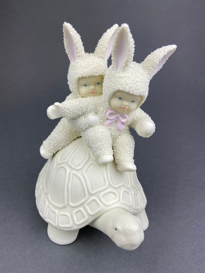 Lucky Smiling Pig Figurine by Snow Babies and Department 56. Cute White Porcelain Piglet Wearing Scarf. Holiday Decor. Collectibles. - Tampa Home & Garden Store