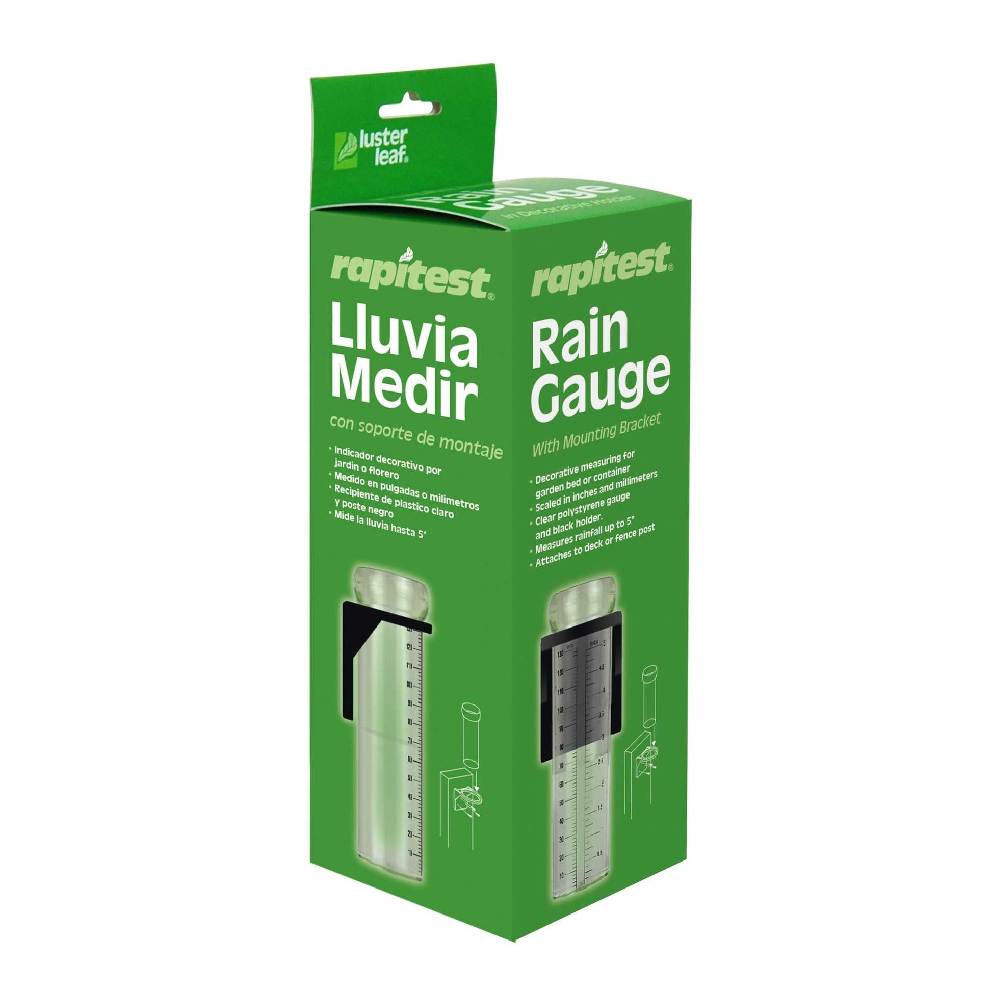 Luster Leaf Rapitest Rain Gauge with Bracket 1638 - Tampa Home & Garden Store