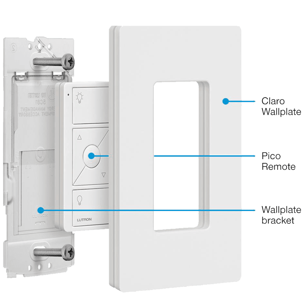 Lutron Caseta Wireless Pico Wall-Mounting Kit, White - Tampa soil911.com