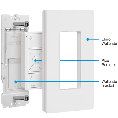 Lutron Caseta Wireless Pico Wall-Mounting Kit, White - Tampa soil911.com