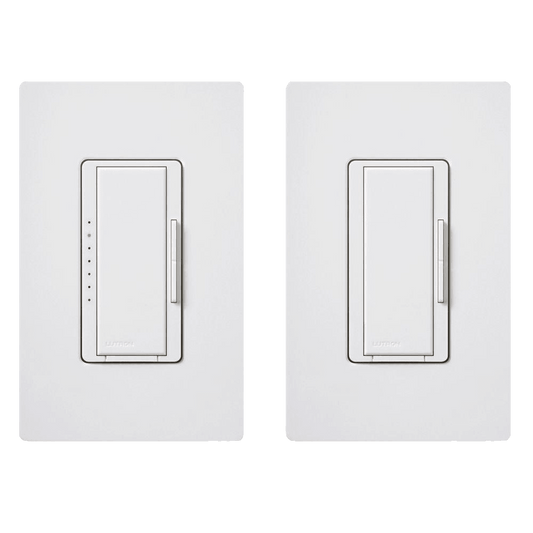 Lutron Maestro C.L Digital Dimmer Multi-Location Switch Kit, White - Tampa soil911.com