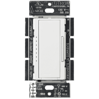 Lutron Maestro C.L Dimmer Switch MACL-153M-WH, White - Tampa soil911.com